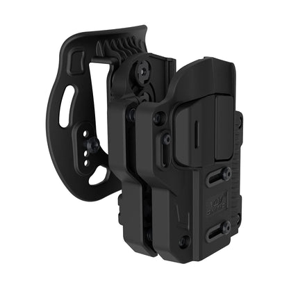 Universal Tactical Holster, OWB Paddle Universal Holster,Polymer Right Hand,Level 2 Retention