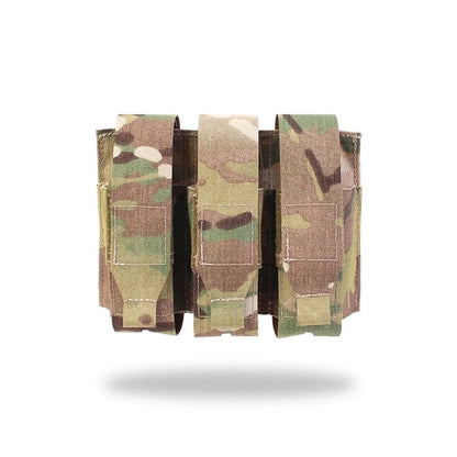 PEW Tactical FB3 Triple Flash Bang Pouch MOLLE Flip Cover Tool Bag WD40 40ml Storage Utility Pouch PH99