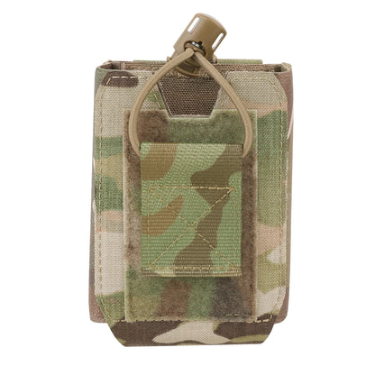 KRYDEX Tactical Radio Pouch Holster Hunting Sports Multi-purpose Waist Bag for Two Ways Walkie Talkie Hunting Outdoor Gear