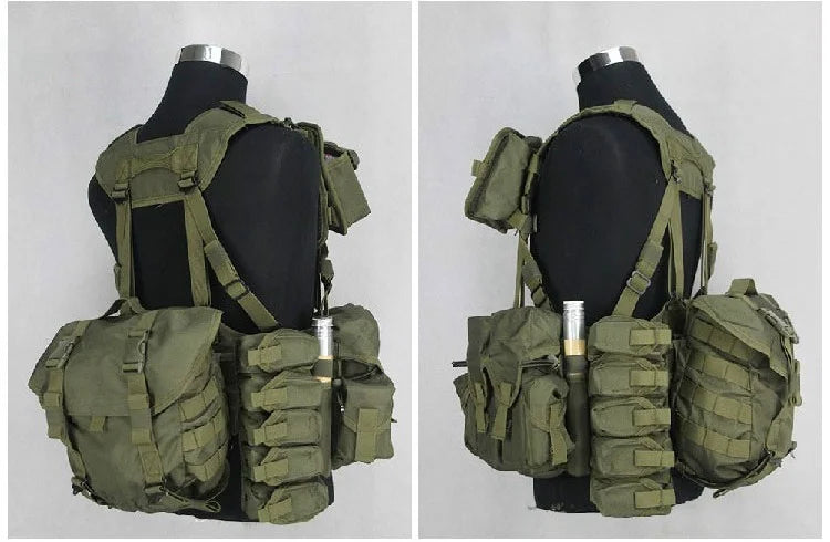 Smersh Tactical Vest Russian Rainbow 6 Combat Equipment Smersh AK Set Outdoor Combat Vest Hunting Outdoor Training Equipment Set