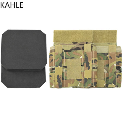 Tactical Ultralight Side Plate Pouch 6x6 Side Armor Carrier Pouch EVA Pad Sundry Bag for TMC AVS LV119 JPC Hunting Vest