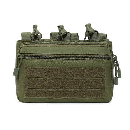 Triple Magazine Pouch Rifle 5.56/7.62 Mag Holster Ammo Holder Multi-use Molle Accessory Bag for Hunting & Airsoft Tactical Vest