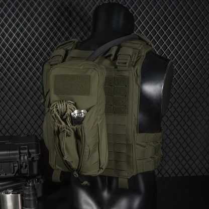 KRYDEX 500D Tactical 1L Hydration Pack MOLLE Pouch 34oz TPU Water Bladder Bag Outdoor Hiking Camping Hunting Accessories
