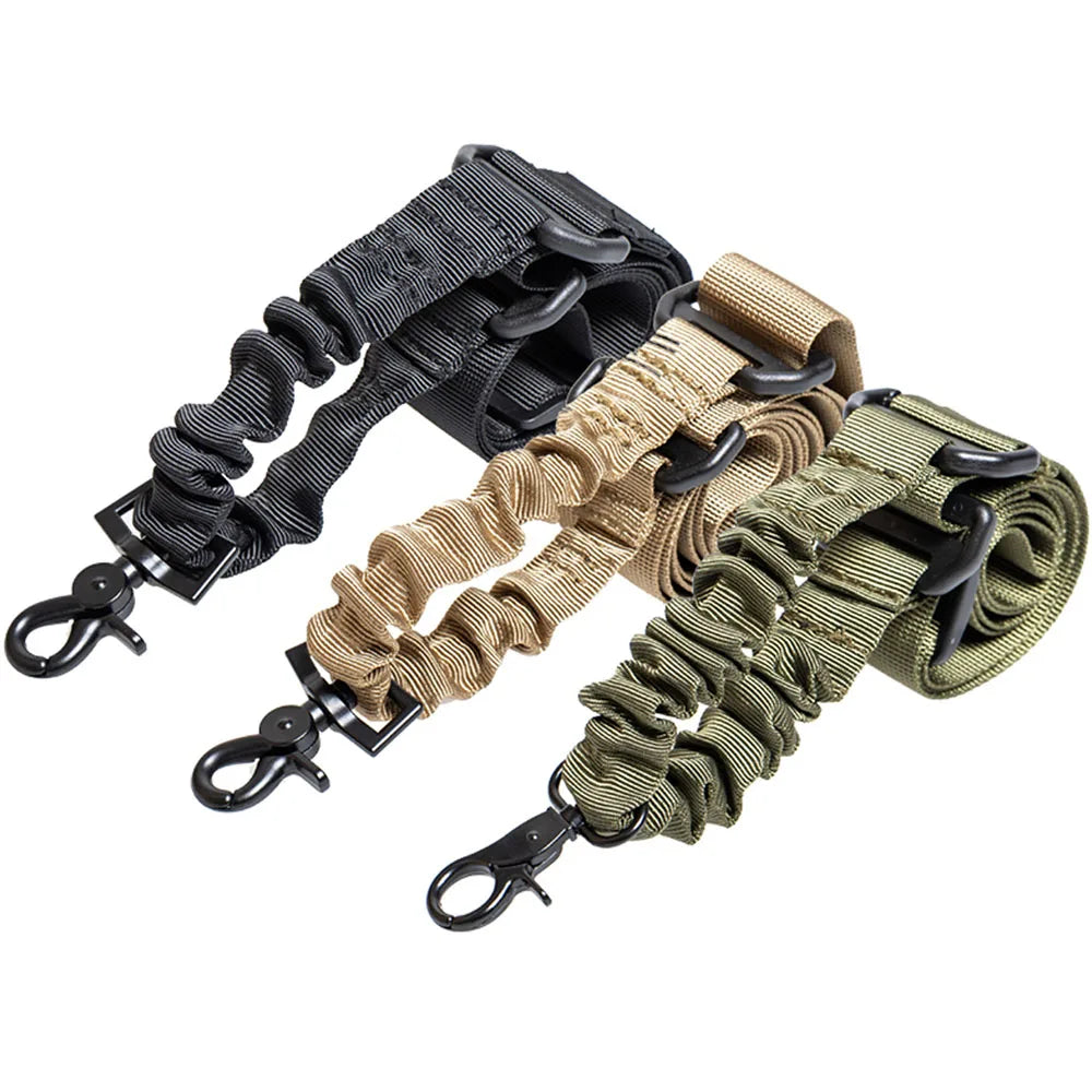 Tactical 1/3 Point Sling Shoulder Strap Multi-function Slant Strap Outdoor Hunting Field Survival Training Tape Accessories
