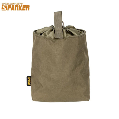 Tactical Molle Recycle Pouch Drop Pouch Portable Folding Recovery Storage Bag Outdoor Hunting  Waist Pack Bags