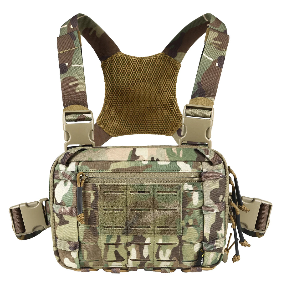 VOTAGOO Tactical Chest Bag 2L – EDC Molle Chest Rig CCW Compartment Adjustable Strap Outdoor Gear Practical Equipment Pouch