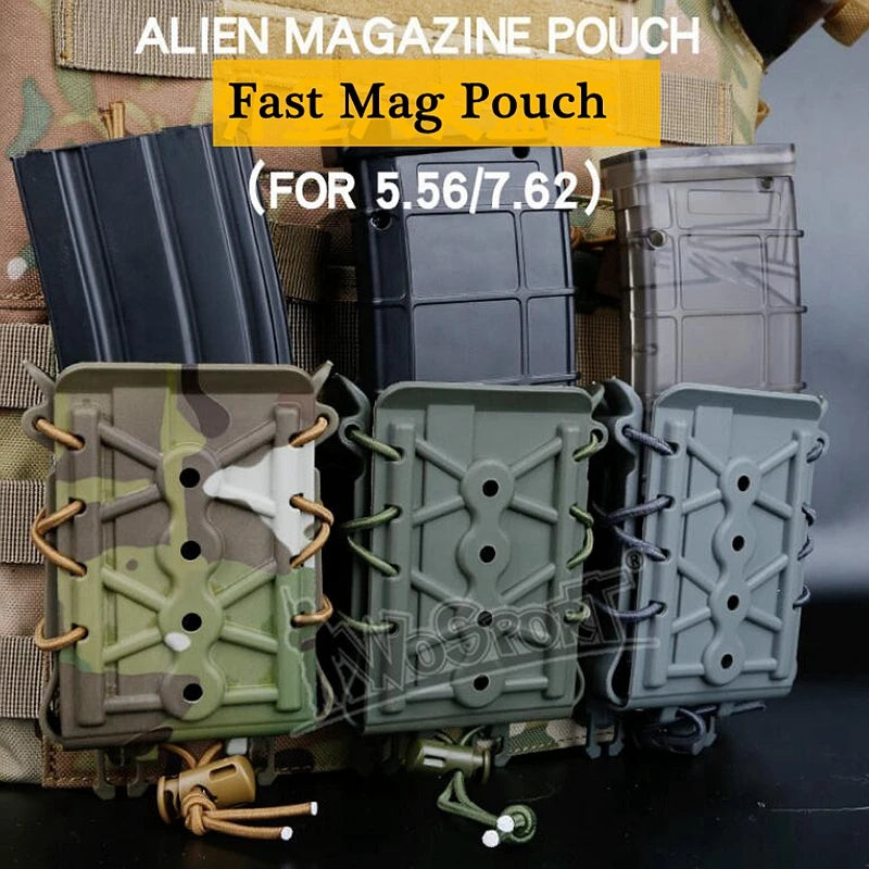 Tactical 5.56/7.62 magazine bag Molle Mag Holder bag for M4 M16 AR15 AK rifle shooting hunting accessories Mag Case