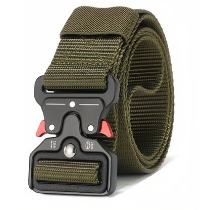 2026 Men Belt Outdoor Hunting Outdoor Work Training Belt Woven Belt Canvas Multi Function Belt Denim Belt