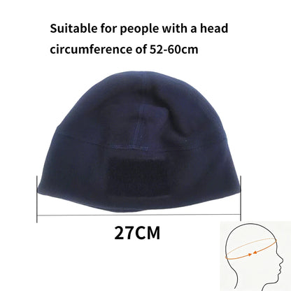 Windproof Tactical Beanie - Thick, Warm Knit Hat for Outdoor Activities, Breathable & Stretch Fit, Solid Color