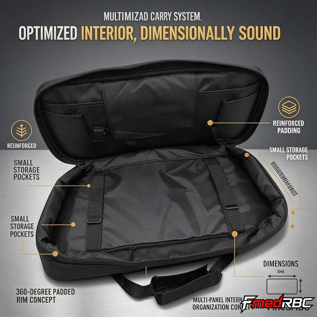 Tactical Rifle Case Soft Long Gun Bag Padded Shotgun Backpack Hunting Weapons Holster Airsoft EDC Pouch 70-120cm Fishing Bag