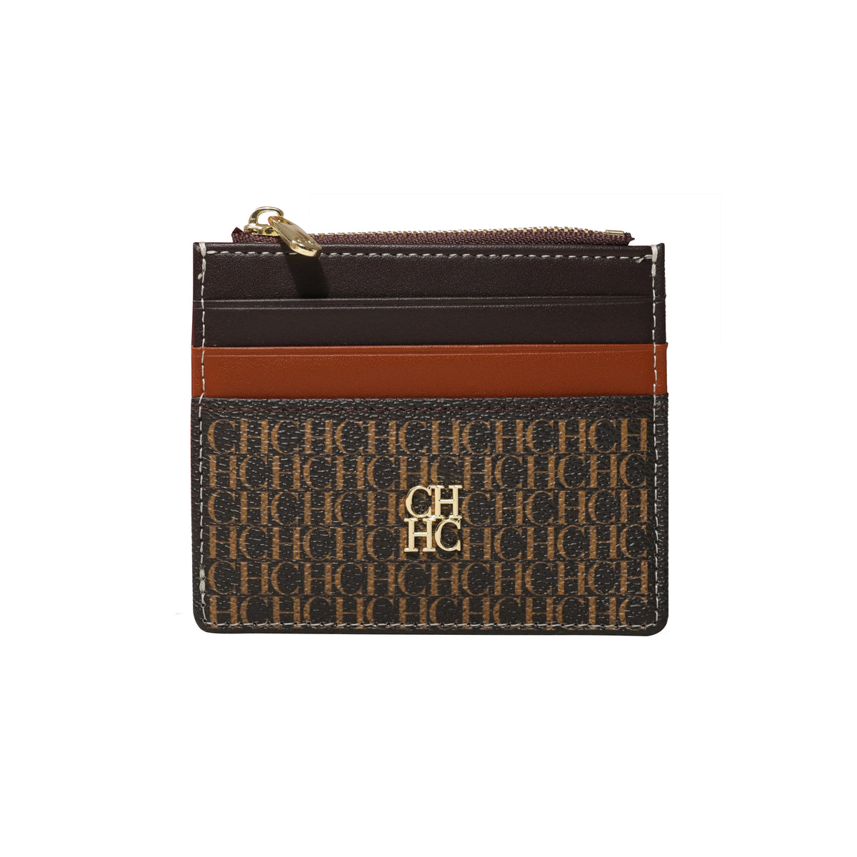 CH Women's Bag Wallet Exquisite Compact Convenient Decoration Durable Elegant Brand Design Sense Letter Decoration Zipper