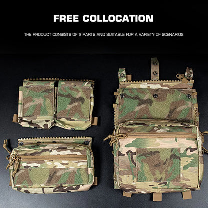 Advanced Tactical Panel Backpack Plate Carrier Pouch Bag Hunting Airsoft Vest Accessories for LV-119 Militar Assault Vest
