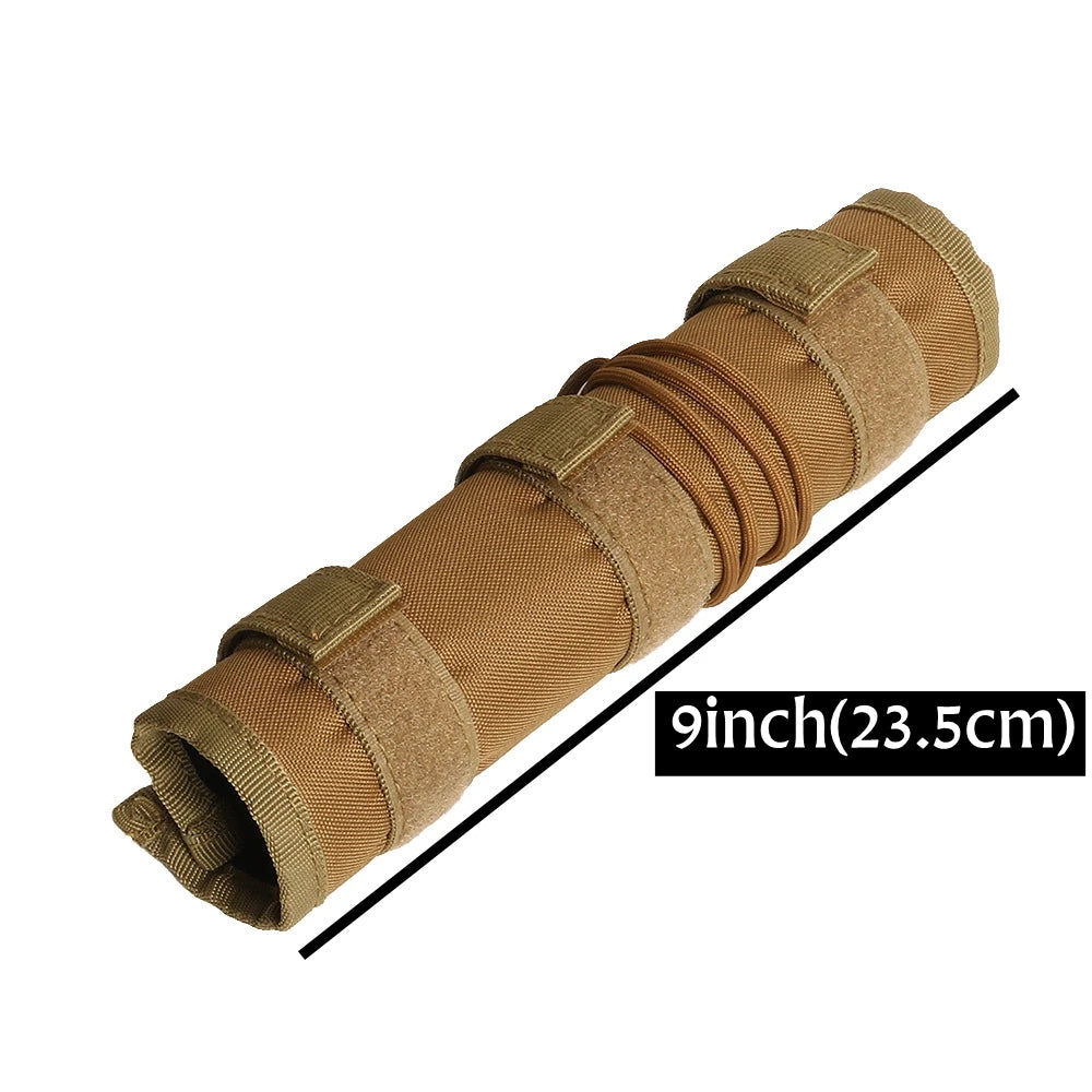 4/5/6/7/9inch Tactical Suppressor Protective Cases For Hunting Shooting Gun Protection nylon Suppressor Cover