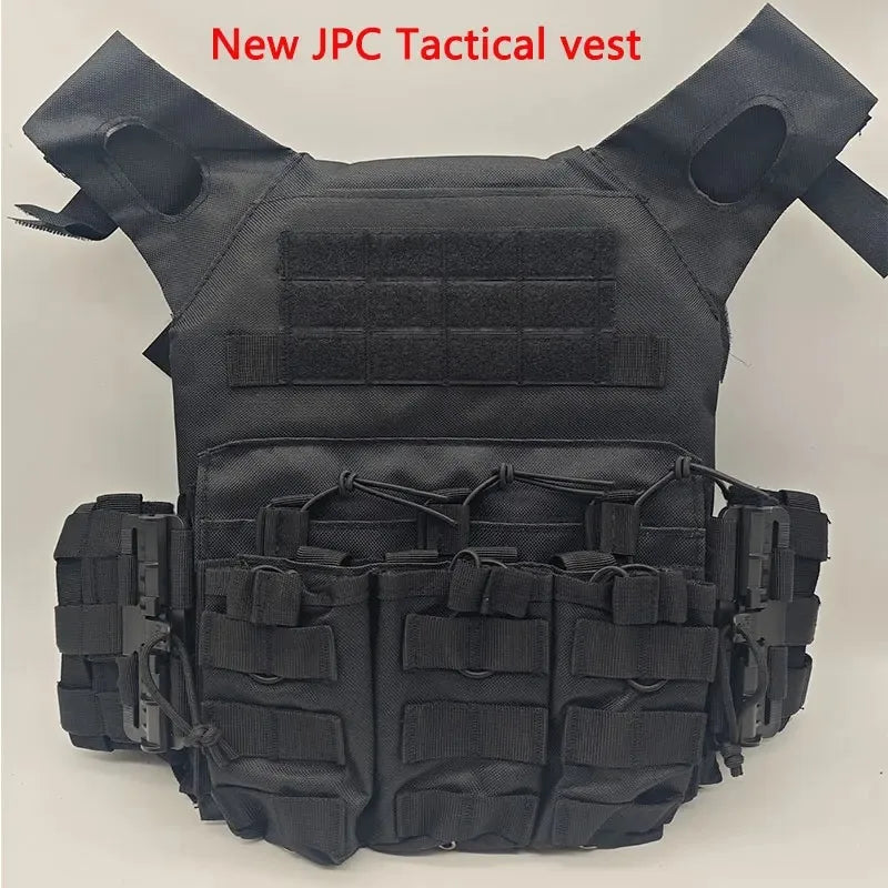 New Quick Release Buckle Tactical Vest JPC Triple Magazine Pouch Hunting Molle Plate Airsoft Accessory Carrier CS Game Vest Gear