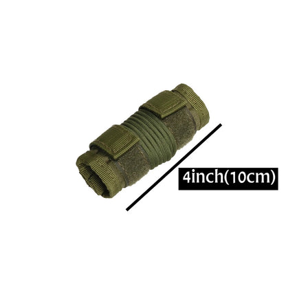 4inch Green Tactical Silencers Protective Cases For Hunting Shooting Silencers Protective Cove nylon Suppressor Cover