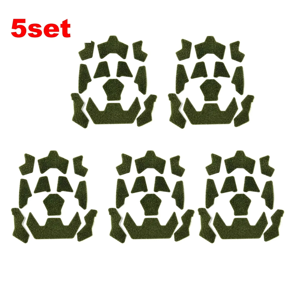 Tactical Helmets Patches 11Pcs Universal Exterior Tape Helmet Hook And Loop Fastener Set for Fast High Cut Helmet Magic Sticker