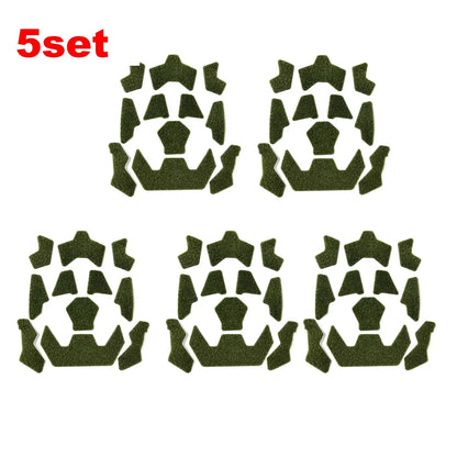 Tactical Helmets Patches 11Pcs Universal Exterior Tape Helmet Hook And Loop Fastener Set for Fast High Cut Helmet Magic Sticker