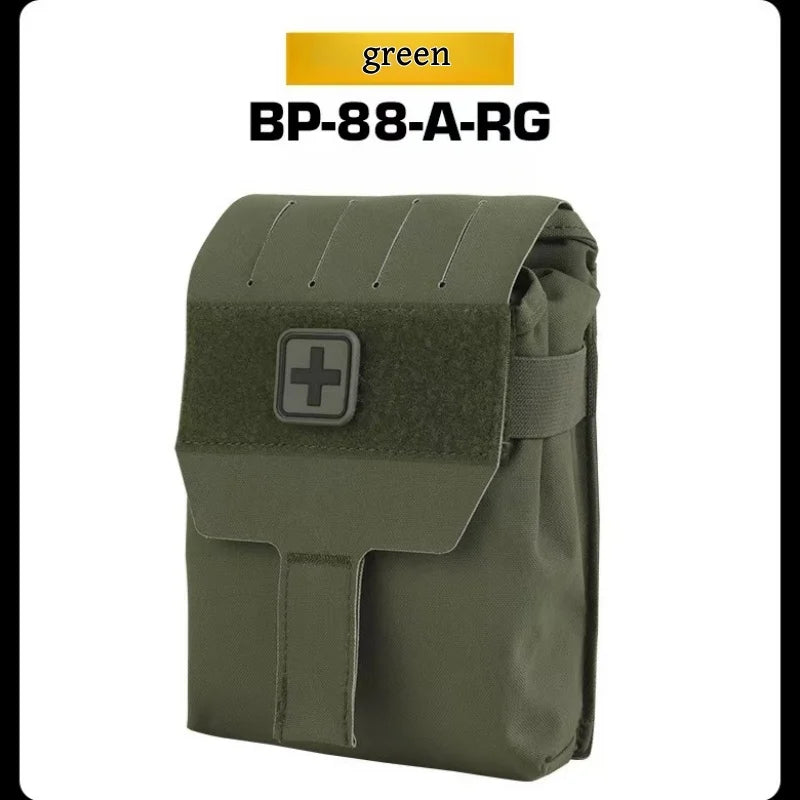 Molle bag for trauma first aid, suitable for car home travel, hiking and camping, emergency life-saving equipment
