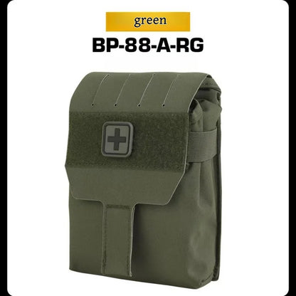 Molle bag for trauma first aid, suitable for car home travel, hiking and camping, emergency life-saving equipment