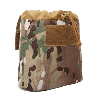 Foldable Molle Magazine Dump Drop Pouch Ammo Mag Holder Folding Outdoor Camping Hiking Hunting Accessories EDC Tool Waist Bag