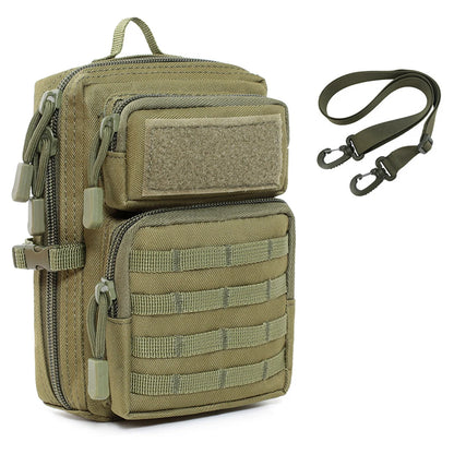 Tactical Molle Utility Pouch Outdoor Hiking Travelling Sling Backpack EDC Tool Pouch Medical Waist Packs Hunting Shoulder Bag