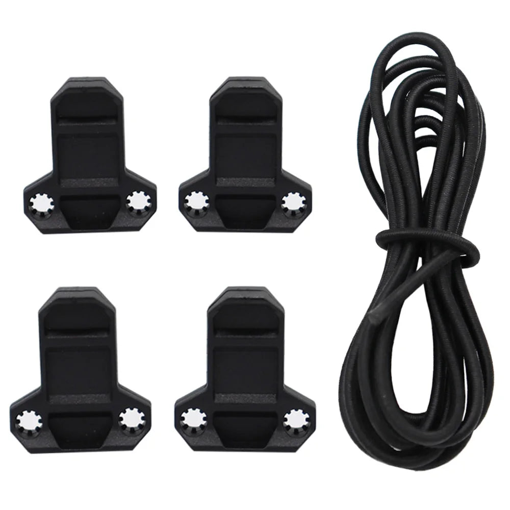 1set Tactical Vest T-Type Quick Mag Pull Tab Elastic Rope Safety Buckle Anti-slip Rubber Magazine Pouch Replacement Accessories