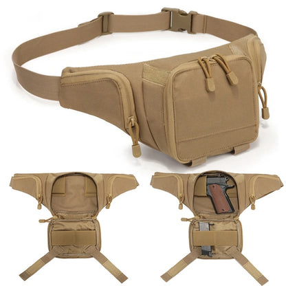 Tactical Crossbody Sling Bag Anti Theft Shoulder Backpack Sling Bag for Men with Gun Holster Outdoor EDC Shoulder Magazine Bag