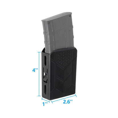 Double Magazine Holder Universal 9mm .40 Mag Holster for Glock 17 Ar Magazine Single Mag Bag Paddle Airsoft Mag Pouch Holster