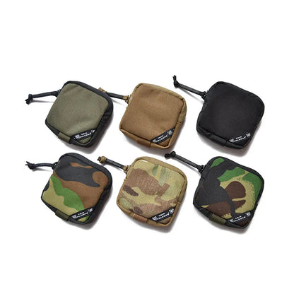 Outdoor Tactical Mini Accessories Pouch for Earphone EDC Key Bag Pouch Coin Purse Wallet Zipper Tool Bag P041