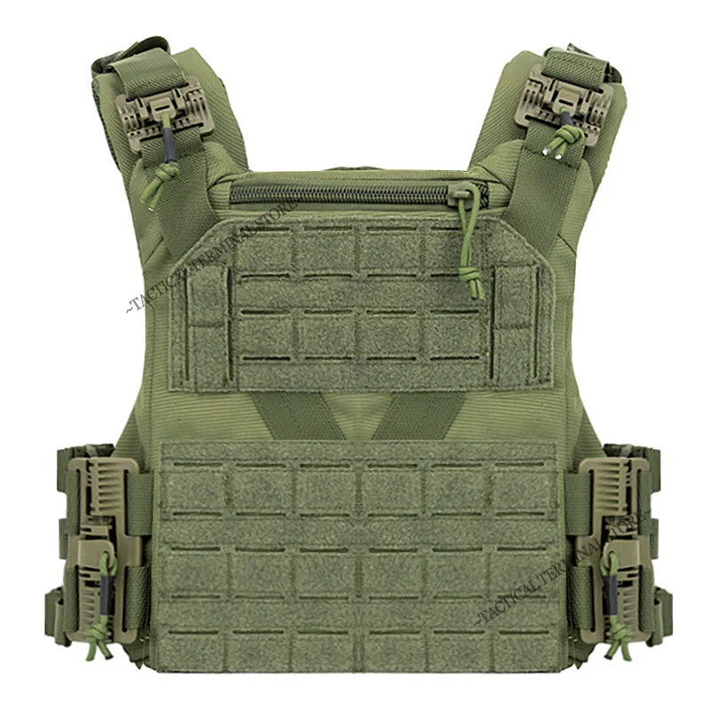 Plate Carrier Tactical Vest Comfortable Quick Release On/Off Hunting Cummerbund Fast Adjust Multi-size Airsoft Molle Gear