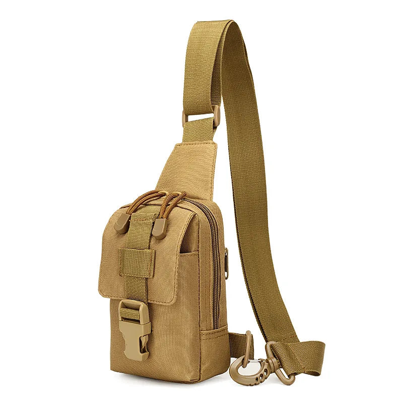Tactical Chest Bag 1000D Riding Shoulder Bag Outdoor Crossbody Bags Climbing Sport Camping Hiking Travel Chest Bag