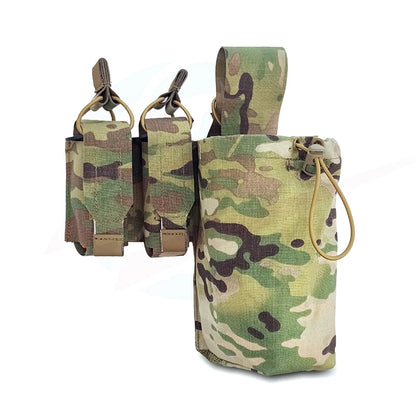 New PRMD Tactical 9mm Double Clip 556 Single Recycling Bag Combination Set