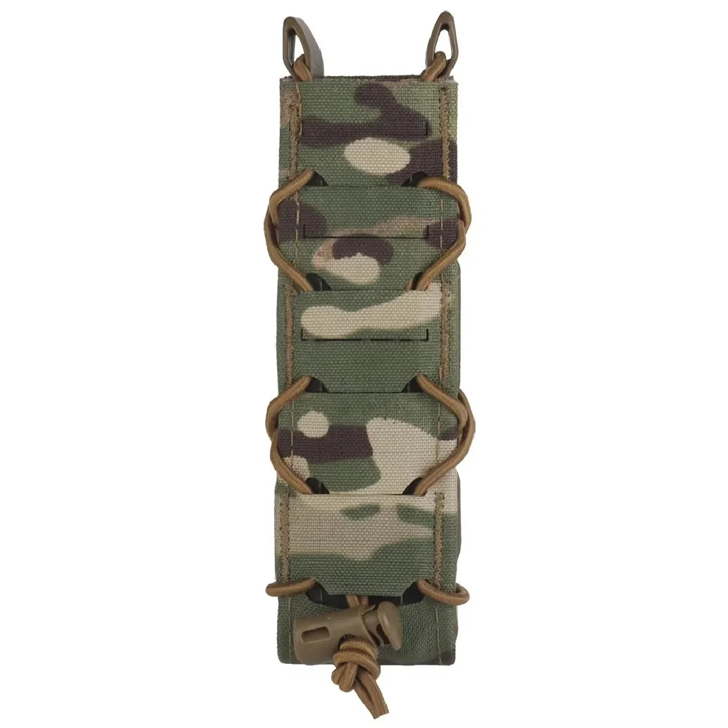 Tactical Magazine Pouch V2 Long Type For 9mm/MP5/MP7 Pistol Mag Holder Pouch Quick Release MOLLE Hunting Shooting Airsoft Gear