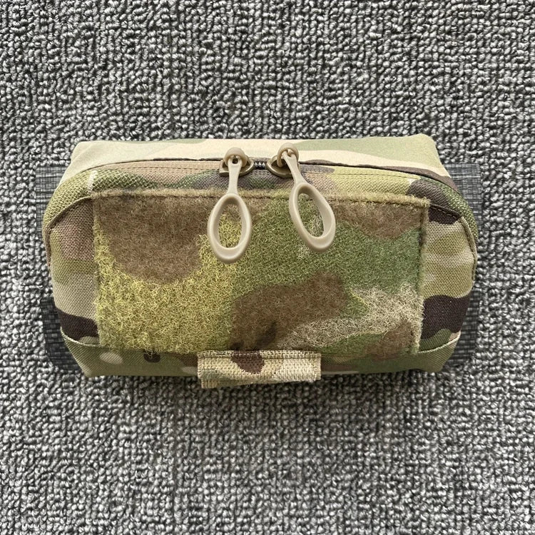 Tactical Admin Bag Vest Chest Hanging Expansion Molle Panel Map Pouch Multicam Attachment Sundry Bag