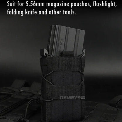 9MM 5.56 Magazine Pouches Tactical AK AR M4 AR15 Single Magazine Bag Rifle Pistol Molle Mag Holster Pouch Hunting Tools Holder