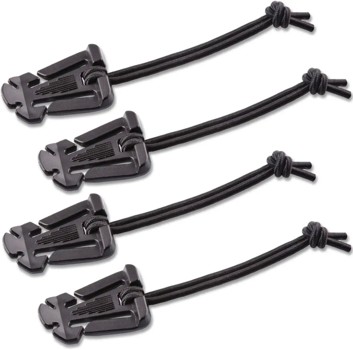 5pcs Outdoor Mountaineering Buckle Molle Backpack Webbing Nylon Hook Elastic Rope Tactical Gear Military Belt Keychain Snap