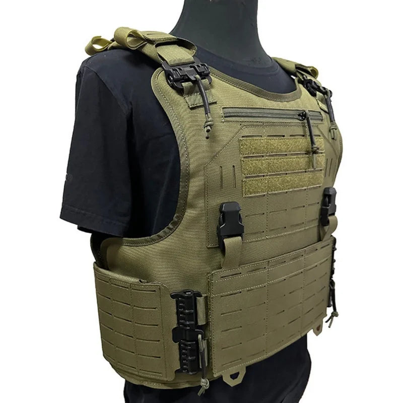 Laser-Cut Quick-Release Lightweight Outdoor Training Vest