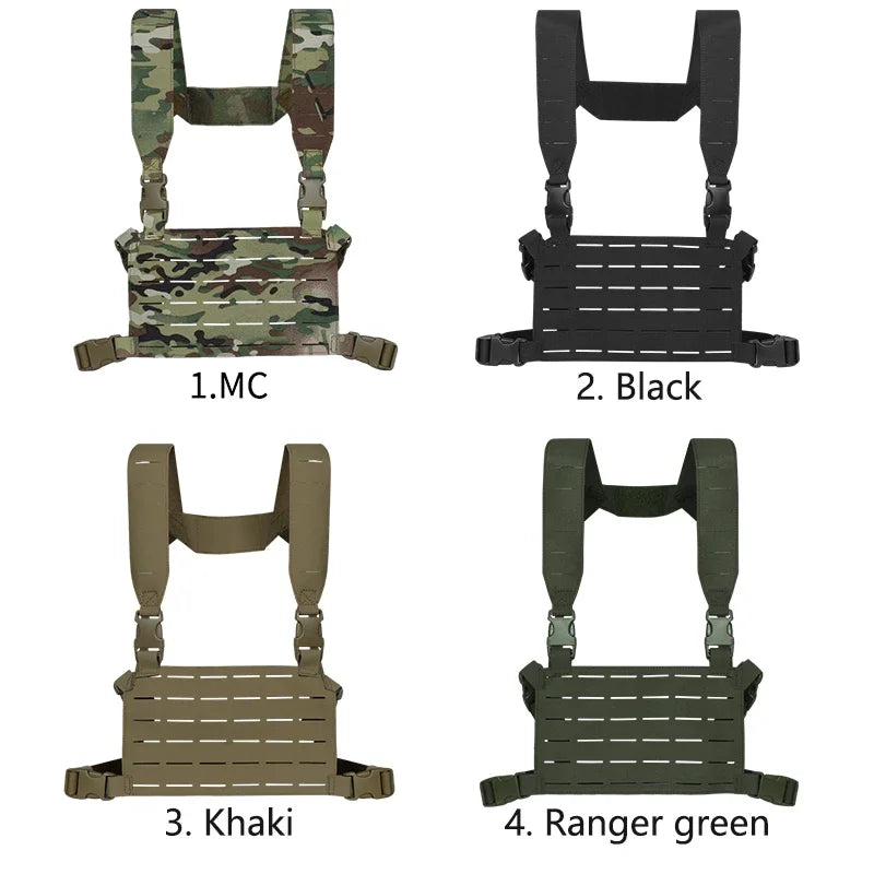 Tactical Chest Rig MK5 Molle SS MKV Micro Fight Chassis Placard 5.56 Triple Magazine Pouch Hunting Airsoft Chest Rig Vest Gear