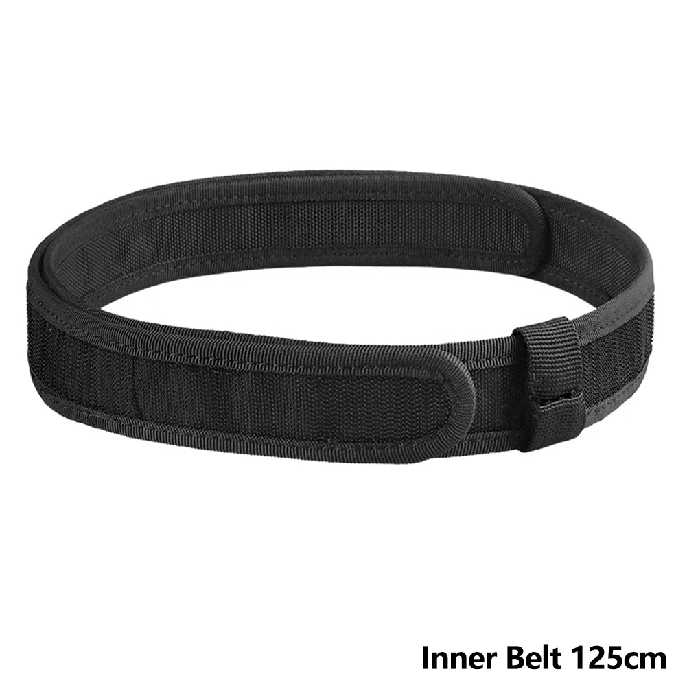 1Pc Tactical Waist Belt Magic Training Belt Thickened and Hardened Outer Waistband Belt for Men and Women Outdoor Sports