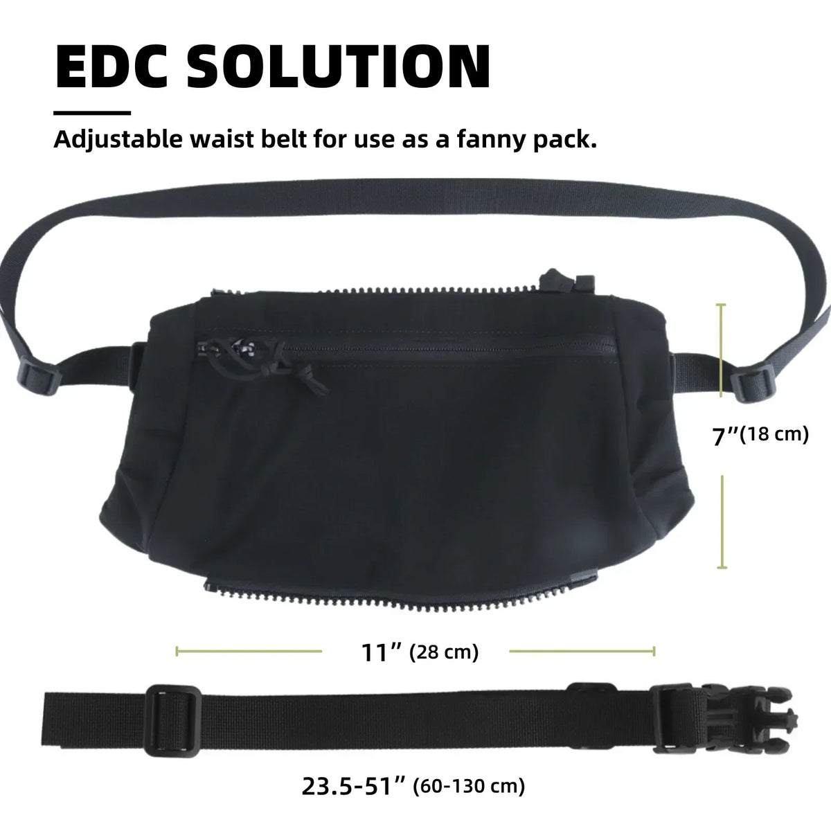 Drop Pouch Hand Warmer Muff, Stowable Fanny Pack for Winter Outdoor Hunting Camping Hiking Football Fishing Airsoft Accessories
