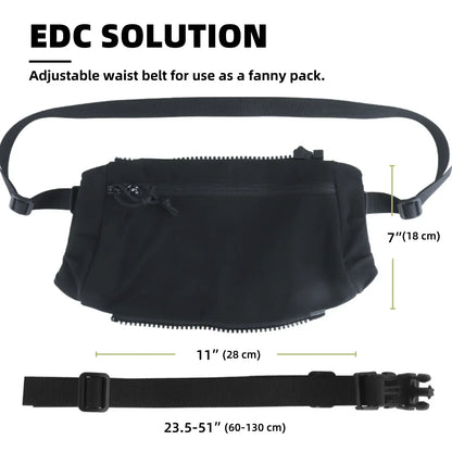 Drop Pouch Hand Warmer Muff, Stowable Fanny Pack for Winter Outdoor Hunting Camping Hiking Football Fishing Airsoft Accessories