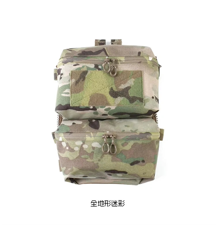 PEW TACTICAL Back Panel Double Pouch PEWTAC FCPC V5 Airsoft BP04