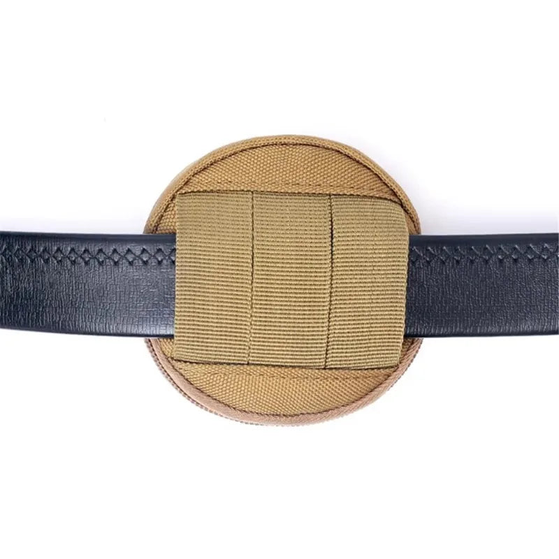 1000D New Outdoor Casual Men Coin Wallet Portable Mini Money Coin Pouch Keys Holder Waist Bag Round Small Case Zipper Wallet