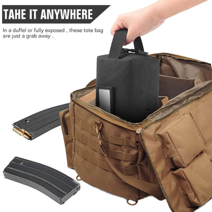 1/2Pcs Cartridge Pouch Ammo Bag 1000D Bullet Carrying Pouch Ammunition Storage Case EDC Tool Bag Multi-Function Handbag