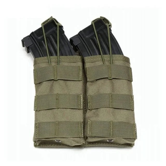 Tactical Single/Dual/Triple/Six Magazine Bag Molle Mag Pouch for Airsoft Ammunition 5.56mm M4 AR15 AK Assault Rifle Hunting
