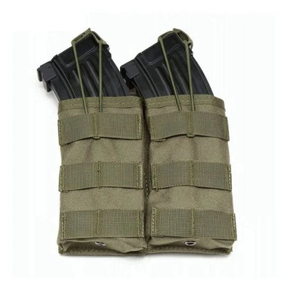 Tactical Single/Dual/Triple/Six Magazine Bag Molle Mag Pouch for Airsoft Ammunition 5.56mm M4 AR15 AK Assault Rifle Hunting