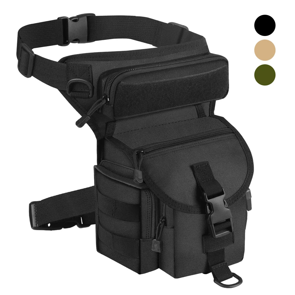 Drop Leg Pouch Bag Outdoor Waist Bag Hunting Leg Bag Tool Thigh Pack Multi-Purpose Sports Bike Cycling Waist Bag Fishing