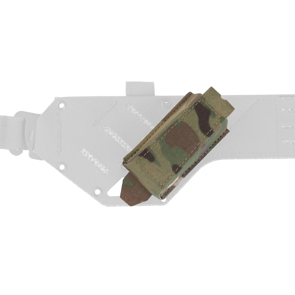 ARC  Mag Pouch Ultra-Lightweight MOLLE Elastic 9mm .40S&W Mag Holder Universal Holds Magazines Multitools Flashlights