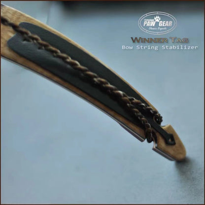 Recurve Bow Limb Dampeners for Hunting - Kangaroo Leather Limb Dampeners to Reduce Noise & Vibration (Pair)