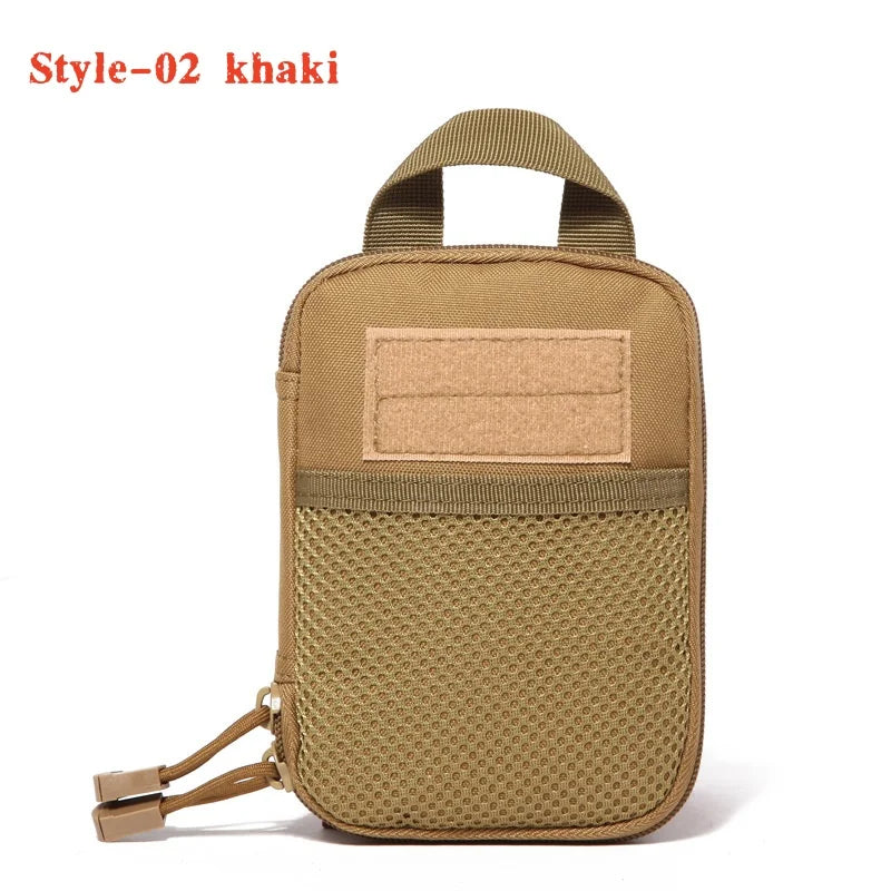 IFAK EDC Bag Tactical Molle Admin Pouch Waist Bag Hunting Vest Emergency Tool Kit Outdoor First Aid Kit Camping Survival Bag